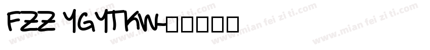 FZZ YGYTKW字体转换